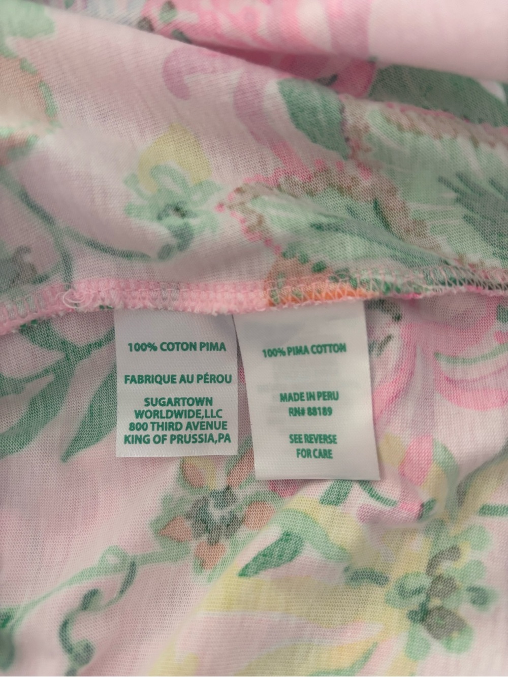 Lilly Pulitzer Hallie Pink Via Amore Spritzer size small in excellent condition - Picture 6 of 7